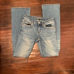 I’m 57 and the length is perfect. The jeans stretch!